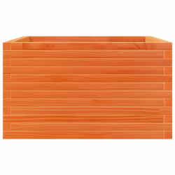 vidaXL Garden Planter Wax Brown 80x80x45.5 cm Solid Wood Pine - Additional view 4