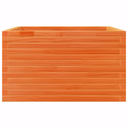 vidaXL Garden Planter Wax Brown 80x80x45.5 cm Solid Wood Pine - Additional view 5