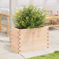 vidaXL Garden Planter Outdoor Flower Pot Patio Planter Pot Solid Wood Pine - Additional view 2