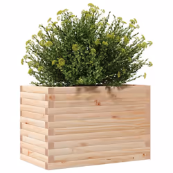 vidaXL Garden Planter Outdoor Flower Pot Patio Planter Pot Solid Wood Pine - Additional view 3
