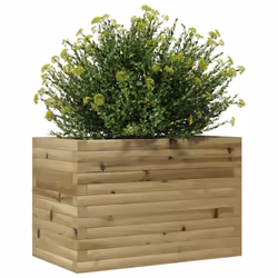 vidaXL Garden Planter Outdoor Flower Pot Planter Pot Impregnated Wood Pine - Additional view 3