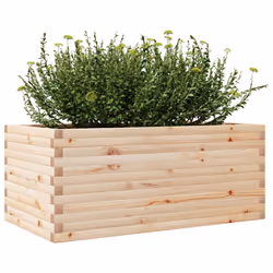 vidaXL Garden Planter 110x60x45.5 cm Solid Wood Pine