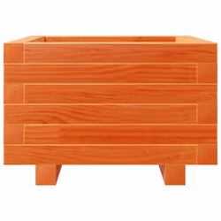 vidaXL Garden Planter Outdoor Flower Pot Planter Pot Wax Brown Solid Wood Pine - Additional view 4