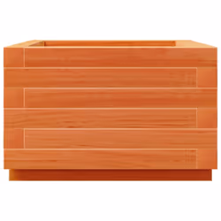 vidaXL Garden Planter Outdoor Flower Pot Planter Pot Wax Brown Solid Wood Pine - Additional view 5