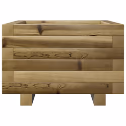 vidaXL Garden Planter Outdoor Flower Pot Planter Pot Impregnated Wood Pine - Additional view 4