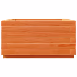 vidaXL Garden Planter Outdoor Flower Pot Planter Pot Wax Brown Solid Wood Pine - Additional view 5