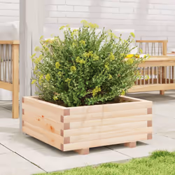 vidaXL Garden Planter Outdoor Flower Pot Patio Planter Pot Solid Wood Pine - Additional view 2