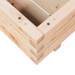 vidaXL Garden Planter Outdoor Flower Pot Patio Planter Pot Solid Wood Pine - Additional view 7