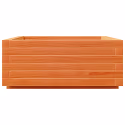 vidaXL Garden Planter Outdoor Flower Pot Planter Pot Wax Brown Solid Wood Pine - Additional view 5