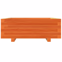 vidaXL Garden Planter Wax Brown 70x70x26.5 cm Solid Wood Pine - Additional view 4