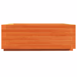 vidaXL Garden Planter Wax Brown 70x70x26.5 cm Solid Wood Pine - Additional view 5