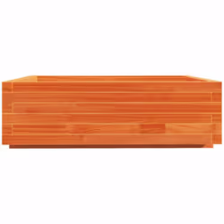vidaXL Garden Planter Outdoor Flower Pot Planter Pot Wax Brown Solid Wood Pine - Additional view 5