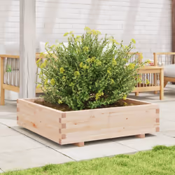 vidaXL Garden Planter Outdoor Flower Pot Patio Planter Pot Solid Wood Pine - Additional view 2