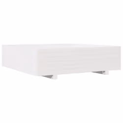 vidaXL Garden Planter Outdoor Flower Pot Planter Pot White Solid Wood Pine - Additional view 6