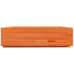 vidaXL Garden Planter Outdoor Flower Pot Planter Pot Wax Brown Solid Wood Pine - Additional view 5