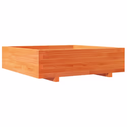 vidaXL Garden Planter Outdoor Flower Pot Planter Pot Wax Brown Solid Wood Pine - Additional view 6