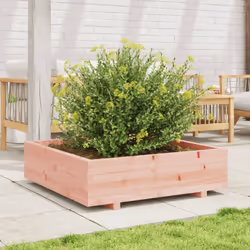 vidaXL Garden Planter Outdoor Flower Pot Patio Planter Pot Solid Wood Douglas