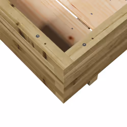 vidaXL Garden Planter Outdoor Flower Pot Planter Pot Impregnated Wood Pine - Additional view 7