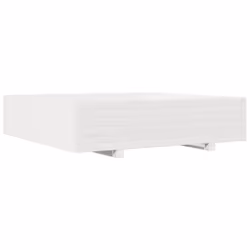 vidaXL Garden Planter Outdoor Flower Pot Planter Pot White Solid Wood Pine - Additional view 6