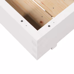 vidaXL Garden Planter Outdoor Flower Pot Planter Pot White Solid Wood Pine - Additional view 7
