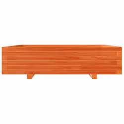vidaXL Garden Planter Outdoor Flower Pot Planter Pot Wax Brown Solid Wood Pine - Additional view 4