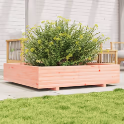 vidaXL Garden Planter Outdoor Flower Pot Patio Planter Pot Solid Wood Douglas