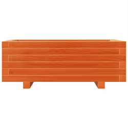 vidaXL Garden Planter Outdoor Flower Pot Planter Pot Wax Brown Solid Wood Pine - Additional view 4