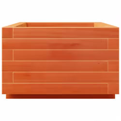 vidaXL Garden Planter Outdoor Flower Pot Planter Pot Wax Brown Solid Wood Pine - Additional view 5