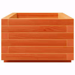 vidaXL Garden Planter Outdoor Flower Pot Planter Pot Wax Brown Solid Wood Pine - wax brown, 90 x 40 x 26.5 cm - Additional view 5