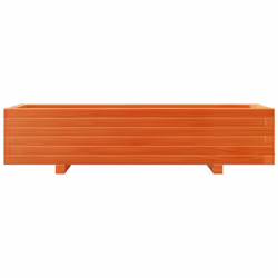 vidaXL Garden Planter Wax Brown 110x40x26.5 cm Solid Wood Pine - Additional view 4