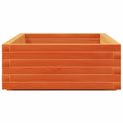 vidaXL Garden Planter Wax Brown 110x60x26.5 cm Solid Wood Pine - Additional view 5