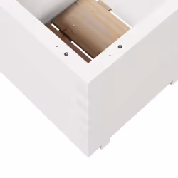 vidaXL Garden Planter Outdoor Flower Pot Planter Pot White Solid Wood Pine - Additional view 7