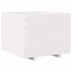 vidaXL Garden Planter Outdoor Flower Pot Planter Pot White Solid Wood Pine - Additional view 6
