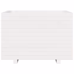 vidaXL Garden Planter Outdoor Flower Pot Planter Pot White Solid Wood Pine - Additional view 4
