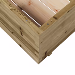 vidaXL Garden Planter Outdoor Flower Pot Planter Pot Impregnated Wood Pine - Additional view 7