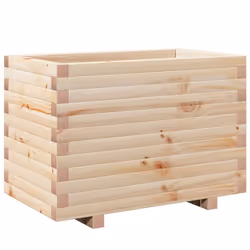 vidaXL Garden Planter Outdoor Flower Pot Patio Planter Pot Solid Wood Pine - Additional view 6