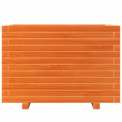 vidaXL Garden Planter Outdoor Flower Pot Planter Pot Wax Brown Solid Wood Pine - Additional view 4