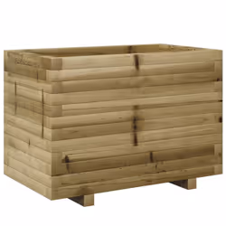 vidaXL Garden Planter Outdoor Flower Pot Planter Pot Impregnated Wood Pine - Additional view 6