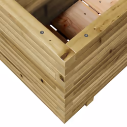 vidaXL Garden Planter Outdoor Flower Pot Planter Pot Impregnated Wood Pine - Additional view 7