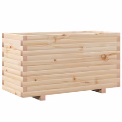 vidaXL Garden Planter Outdoor Flower Pot Patio Planter Pot Solid Wood Pine - Additional view 6