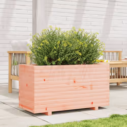 vidaXL Garden Planter Outdoor Flower Pot Patio Planter Pot Solid Wood Douglas