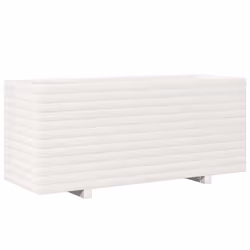 vidaXL Garden Planter Outdoor Flower Pot Planter Pot White Solid Wood Pine - Additional view 6