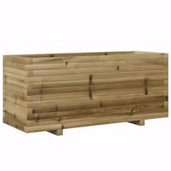 vidaXL Garden Planter Outdoor Flower Pot Planter Pot Impregnated Wood Pine - Additional view 6