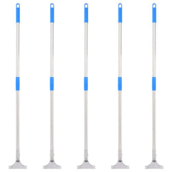 vidaXLÂ Floor Squeegee Handles Long Handle Squeegee Pole 5 pcs Steel & Plastic