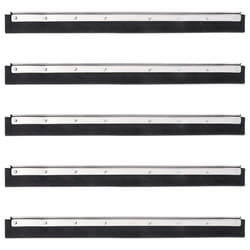 vidaXL Floor Squeegee Heads Floor Squeegee Wiper Head 5 pcs Steel and Rubber