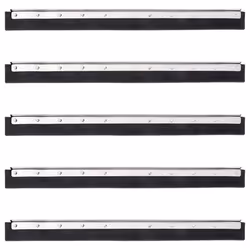 vidaXL Floor Squeegee Heads Floor Squeegee Wiper Head 5 pcs Steel and Rubber