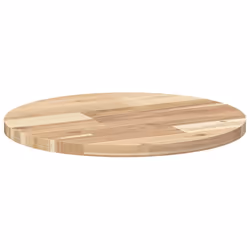 vidaXL Table Top Replacement Desktop Dining Table Top Round Solid Wood Acacia - Additional view 4