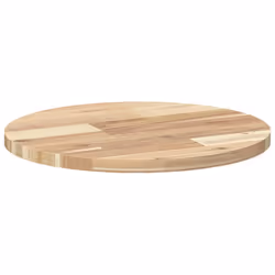 vidaXL Table Top Replacement Desktop Dining Table Top Round Solid Wood Acacia - Additional view 6