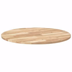 vidaXL Table Top Replacement Desktop Dining Table Top Round Solid Wood Acacia - Additional view 6