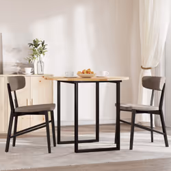 vidaXL Table Top Replacement Desktop Dining Table Top Round Solid Wood Acacia
